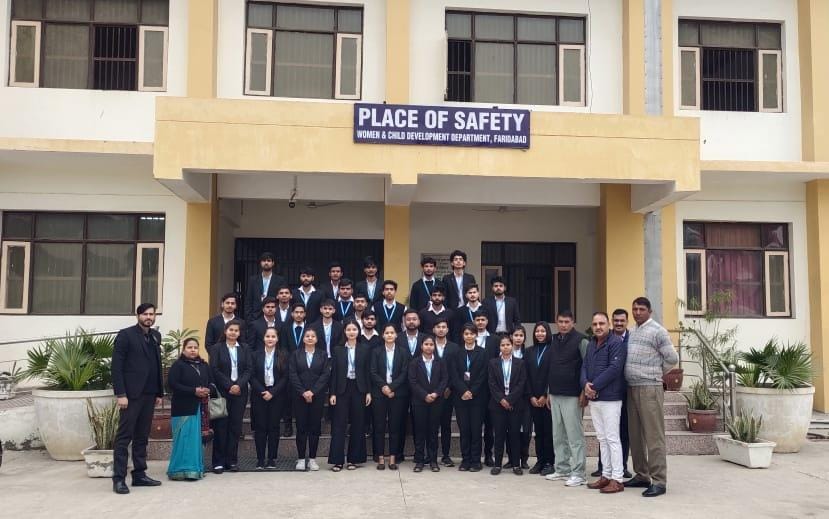 Visit to Observation Home and Place of Safety, Faridabad- On 25th January 2023