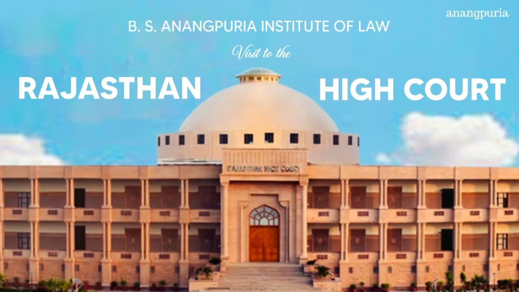 Visit to the Rajasthan High Court in Jodhpur On 9th October, 2023